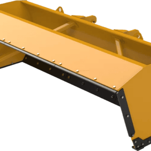 Reversible snow pusher