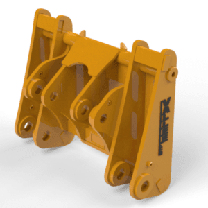 Quick coupler with Hydraulic locking Pin